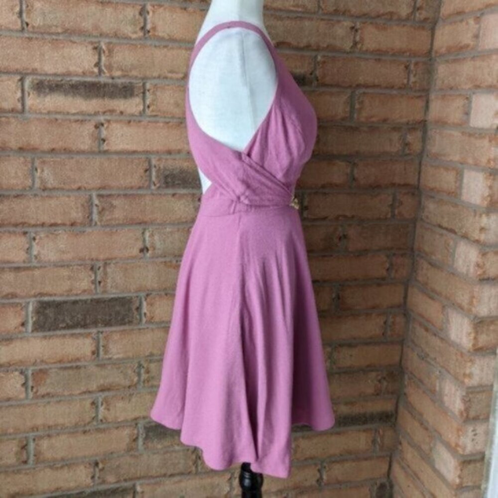 Marciano criss cross back pink mini dress - Picture 6 of 7